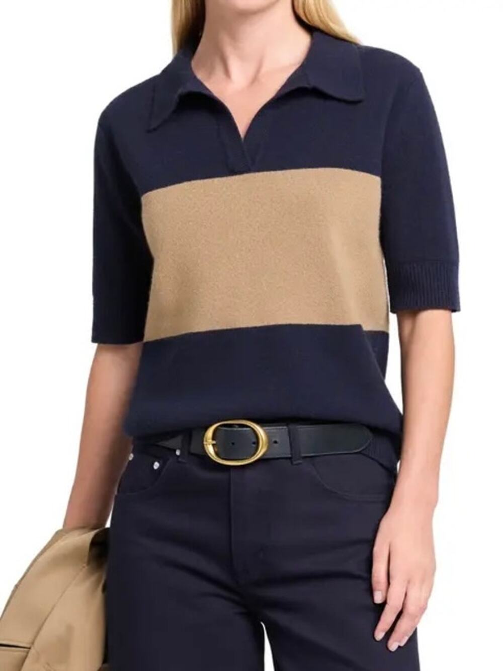 TWP Cashmere Polo Sweater